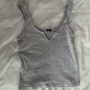 Brandy Melville Cropped Grey Tank